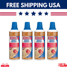 KONG Easy Treat Dog Treat Paste - 8 Ounce - Peanut Butter Lot Of 4