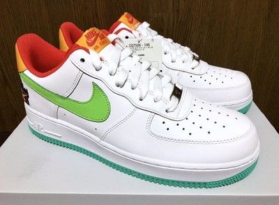 2019 Nike Air Force 1 07 Le Shibuya White Green Nebula CQ7506-146 
