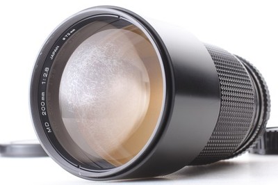 EXC+5 Minolta New MD 200mm F2.8 MF Manual Focus Telephoto Lens SR MC Mount JAPAN