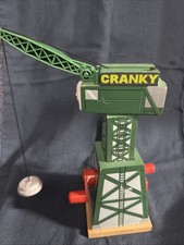 Thomas Friends Wooden Railway Train Tank Cranky the Crane 2012 Mattel B15