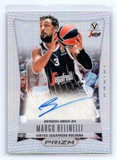 Marco Belinelli 2023-24 Panini Prizm EuroLeague #PRS-BEL Retro Auto Silver Prizm