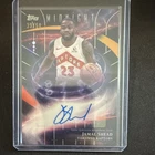 Topps Midnight Stroke of Midnight Jamal Shead Raptors SM-JS Summer Solstice /50…