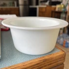 Vintage Pyrex “Winter Frost” White Milk Glass White Butter Tub