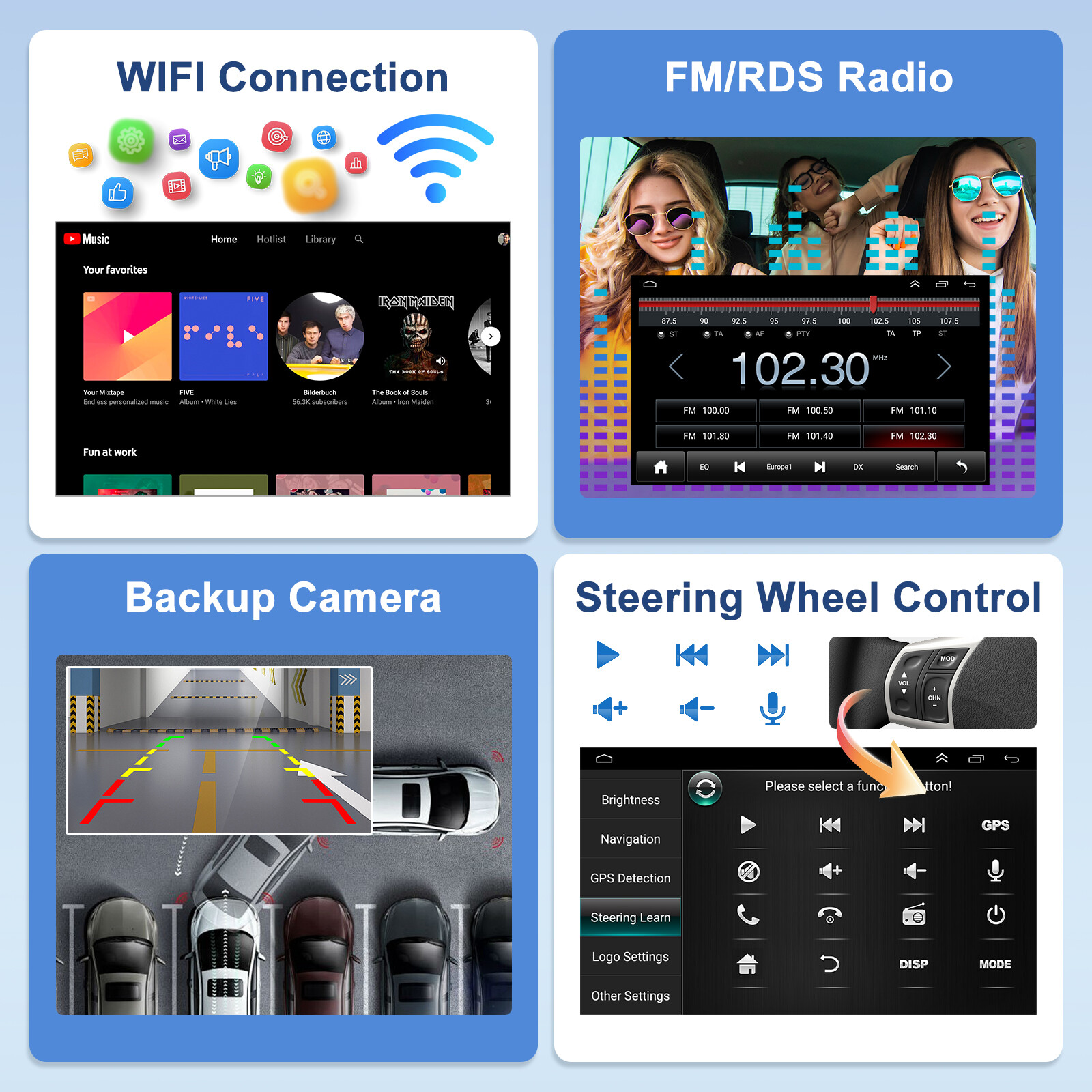 Carplay Car Radio Stereo Android 12 For Hyundai Sonata  2015-2017