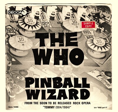 THE WHO PINBALL WIZARD 1969 45 AND PICTURE SLEEVE PROMO???? | eBay