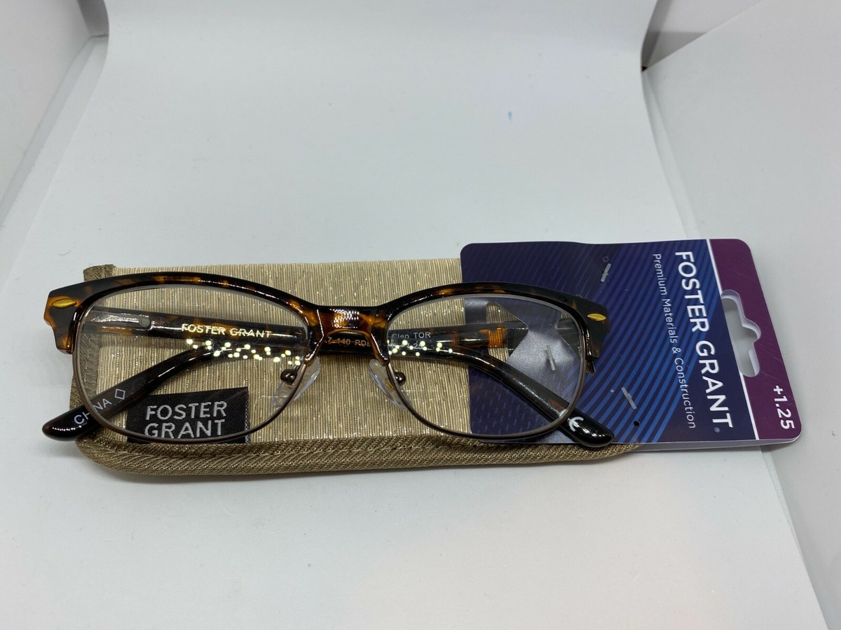 FOSTER GRANT READING GLASSES LO1116 cleo tor 52-17 140