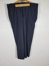 44-48 adjustable waist Gentlemen's Belted herringbone wool tweed Pants Trousers