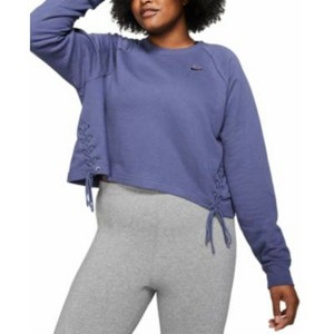 nike plus size lace up hoodie