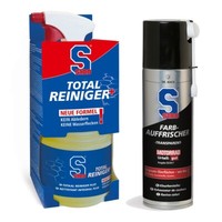S100 Motorrad Total Reiniger750Ml + S100 Farbauffrischer Black & Shine Dr Wack