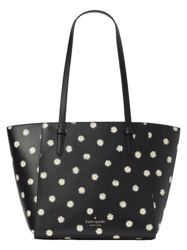 Kate Spade Large Bow Genuine Leather Belt Black Extra Large  display picture 3