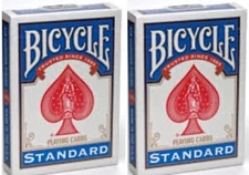 Bicycle Blue Back Svengali Deck Set Of Two Decks With Different Force Cards New!
