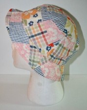 Gymboree Girl's Hat Bucket Patchwork Multi-Colored Summer Size 5-7
