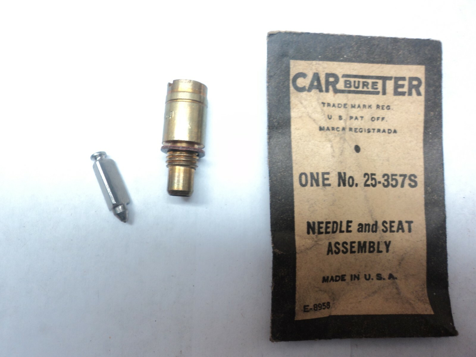 NOS 1959 Buick 2877S 2840S Carter Carburetor Needle & Seat 25357S eBay