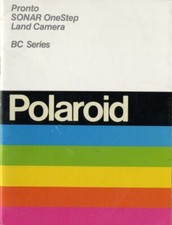 Polaroid Pronto SONAR OneStep Land Camera BC Series Instruction Manual
