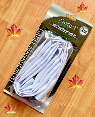  KAUFEN SIE 1 - ERHALTEN SIE 1 = 2 iGADGET  Reißverschluss Multifilament Kabel ordentlich 2m Einfacher Kabelaufräumen 