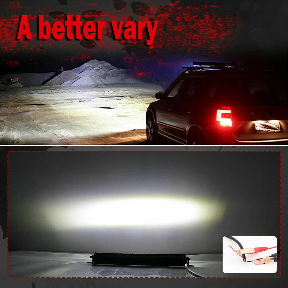 50" LED Light Bar +2x 20" LED Roof Lights Combo Kit Fits Hummer H1 H2 H3 Humvee - Image 4 of 4