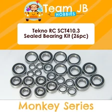 Tekno RC SCT410.3 - 26 Pcs Rubber Sealed Bearings Kit