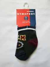NEW Gymboree Vintage 6-12 mos Football Helmet Socks Stadium Newborn/Infant
