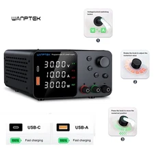 DC Adjustable 0-30V 0-5A 10A Lab Power Supply Precision Variable Bench Switching