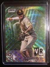 2021 Topps Stadium Club Chrome Virtual Reality Wave Refractor Manny Machado SP