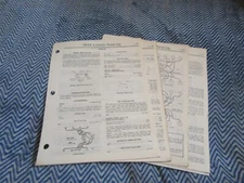1972 LINCOLN MERCURY OLDSMOBILE FACTORY TUNE UP SPECIFICS SPEC MANUAL SHEETS SET