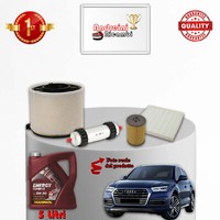 Inspektionskit 4 Filter Und ÖL Audi Q5 II 35 Tdi 120KW 163CV Von 2019-