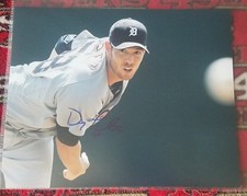 Doug Fister Hand SIgned 8x10 Photo Detroit Tigers