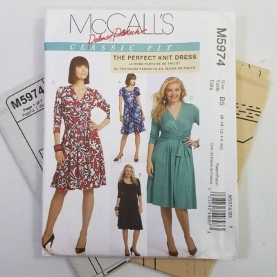 mccalls knit dress pattern McCall's Sewing Pattern M8383 Misses' Knit Dresses by Brandi Joan