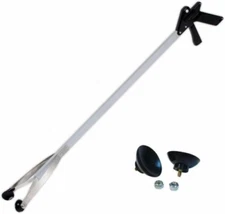 EZ Reacher 20" Pick Up Tool with Pair of Rubber Gripper Cups (Bundle - 2 Items)
