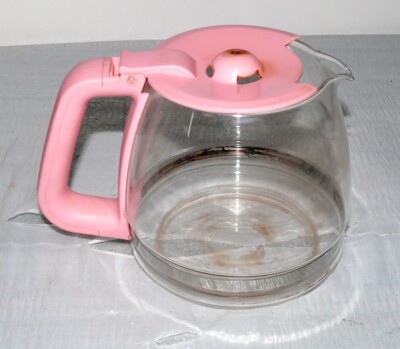 Clatronic KA3689 Ersatz Glaskanne 1,7L Serviert Kanne inkl. Deckel Ø15,5cm Rosa