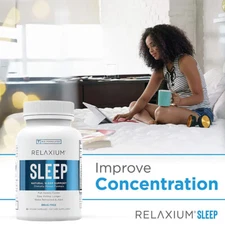 Relaxium Sleep Helps Relax Promote Natural Sleep Improve Concentration 60 Pills