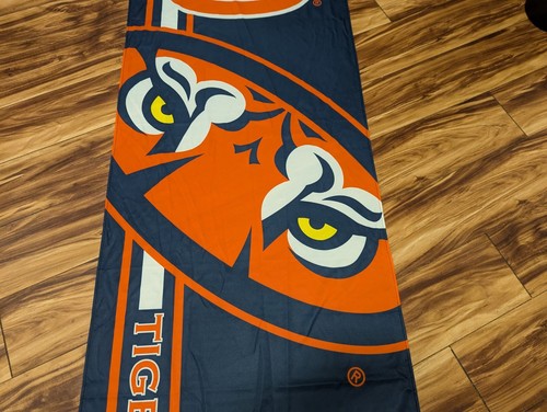 Auburn Tigers 24"x88" College Football Basketball Blue & Orange Long Banner - Picture 3 of 6