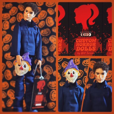 COREY CUNNINGHAM Halloween Ends CUSTOM HORROR DOLL OOAK 12  Figure