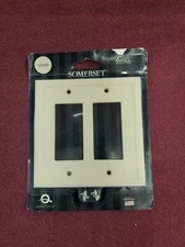 Light Switch Cover 2 Gang Somerset # 296687 Sand