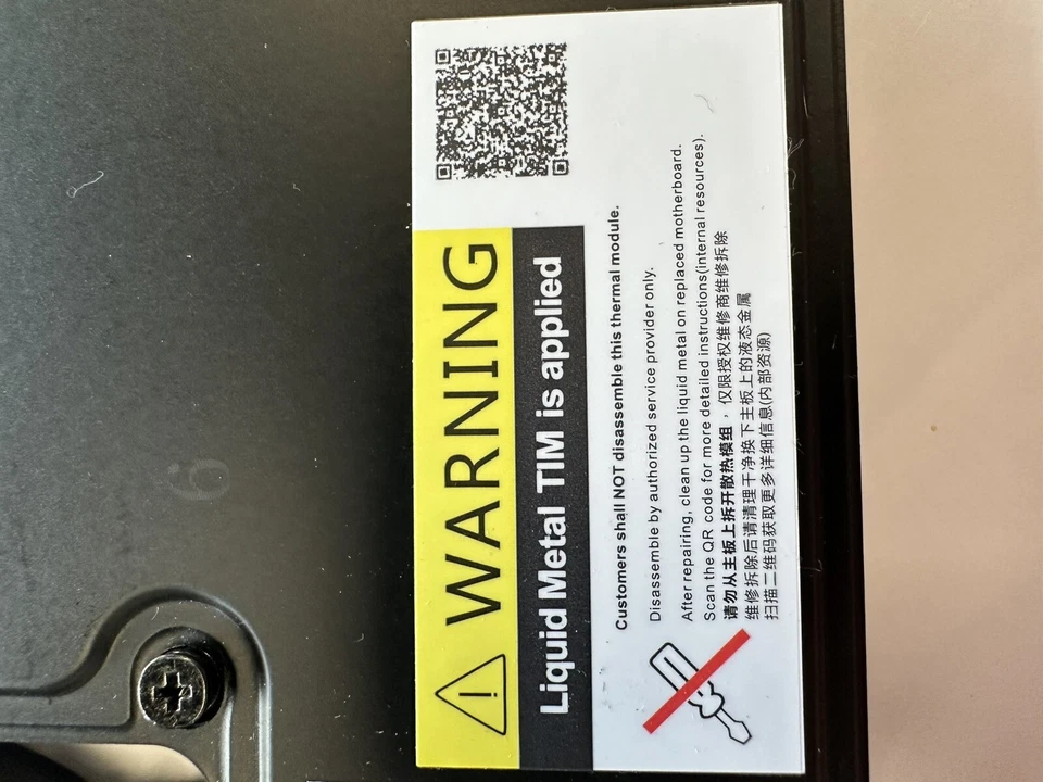 Pulled Genuine Lenovo Legion Pro 7 16IRX9H 83DE Fans and Heatsink 5H40S20986 - Image 4 of 4