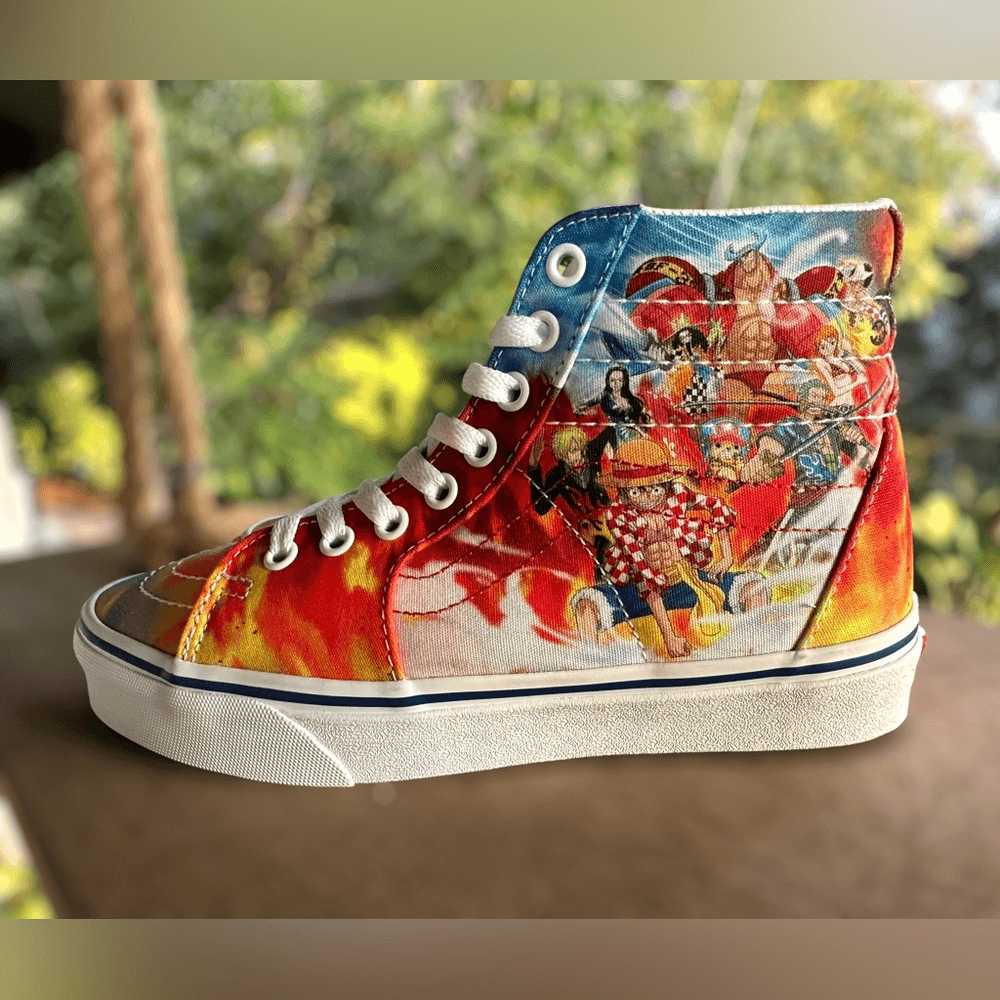 Vans One Piece x SK8-HI 'Punk Hazard' VN0007NS448 Size 5.5 Vans One Piece x SK8-HI 'Punk Hazard' VN0007NS448 Size 5.5