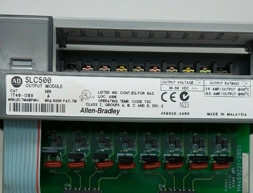 Allen-Bradley SLC 500 1746-OB8 SER A OUTPUT MODULE 1746-0B8 - Picture 9 of 9