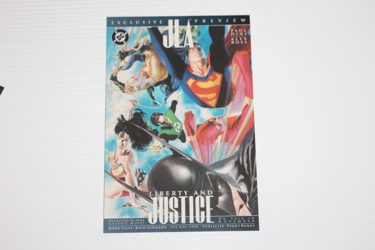 DC Comics JLA Liberty And Justice Exclusive Preview 8 Pages 2003