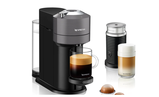 NO Aeroccino Nespresso Vertuo Next Coffee and Espresso Machine ENV120GYAE 