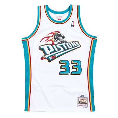 Mens Mitchell & Ness NBA Swingman Jersey Pistons 98 Grant Hill | eBay