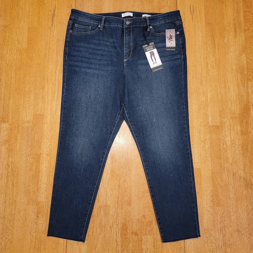 Sofia Vergara Jeans Damen 20 Mid Rise Skinny Ankle dunkelblau 40x27 NEU