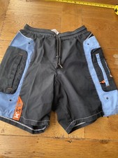 MENS DECATHLON CREATION ROCKRIDER CYCLING SHORTS - Medium  - BLACK And Blue