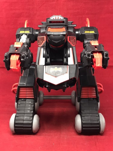 Imaginext DC Super Friend RC Red Transforming Batbot Batman Robot Tank no remote - Picture 3 of 10