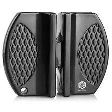 Kessaku 2-Step Deluxe Knife Sharpener - Tungsten Carbide Blades, Ceramic Rods