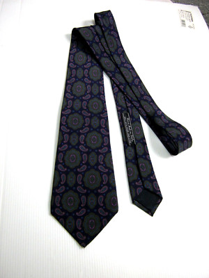 PAOLO DA PONTE NUOVA NEW SETA PURE SILK Paisley FATTA A MANO HAND MADE IN ITALY 
