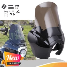 For Harley Dyna Low Rider FXDL Front Upper Fairing & 15'' Windshield Windscreen