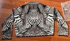 NWT Karen Millen - Mirrored Zebra Slinky Knit Lounge Shirt sz M-in original bag — photo 2