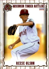 2019 Wisconsin Timber Rattlers Choice 18 Reese Olson Gainesville Georgia GA Card