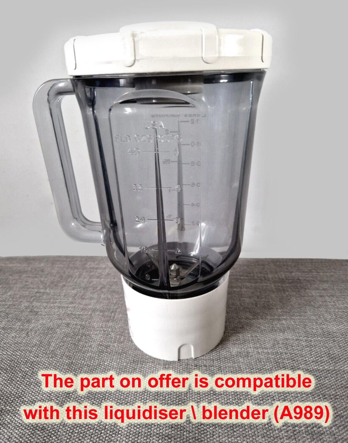 Vintage Kenwood Chef A901 Jug Spare Part for Blender Liquidiser