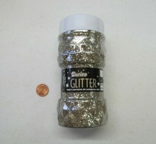 New Brand New Darice Fine Gold Glitter 8 Oz Jar Bottle Arts Crafts Projects